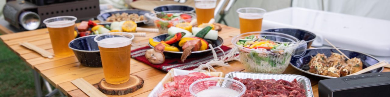 BBQのテーブル