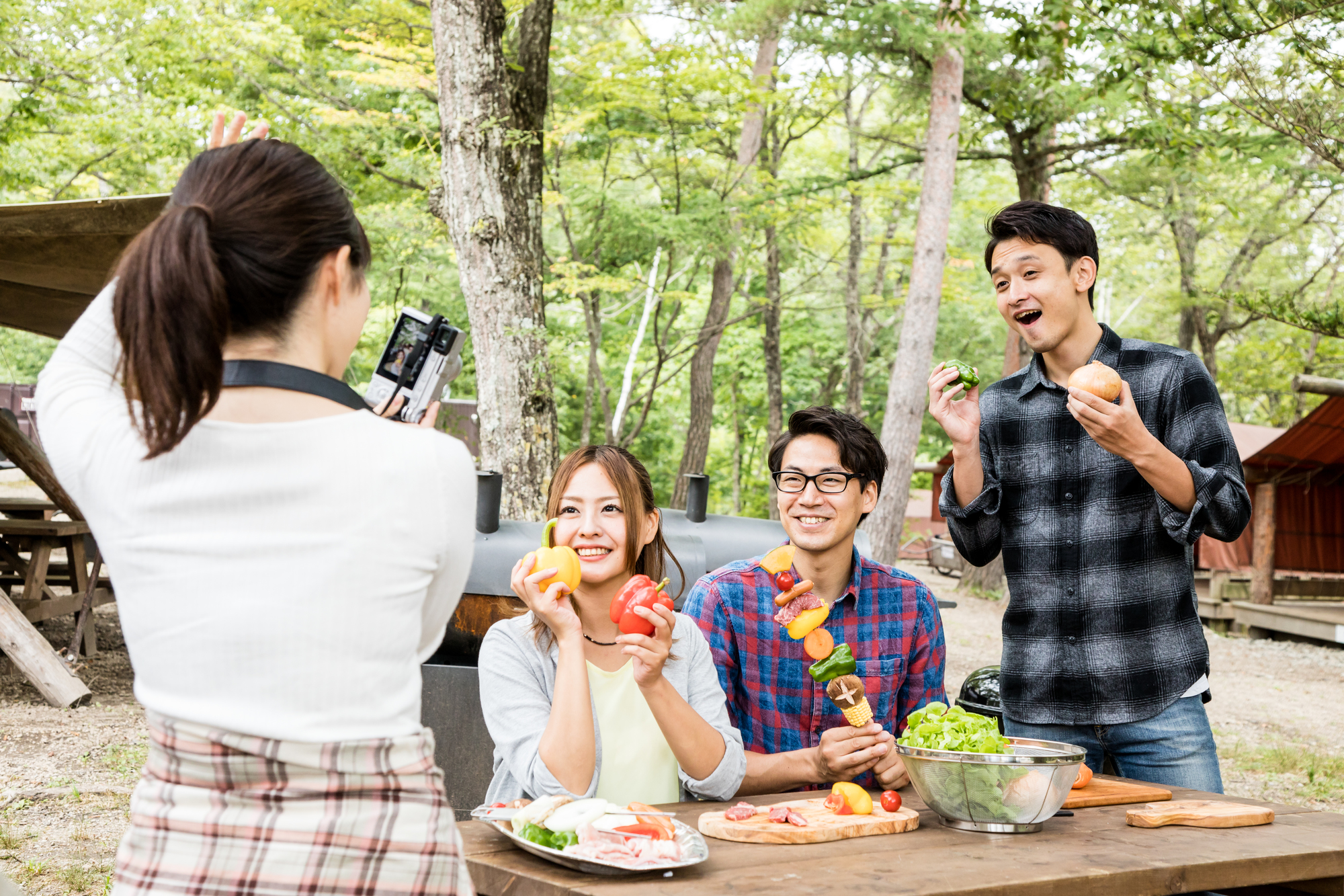 みんなの写真を撮る