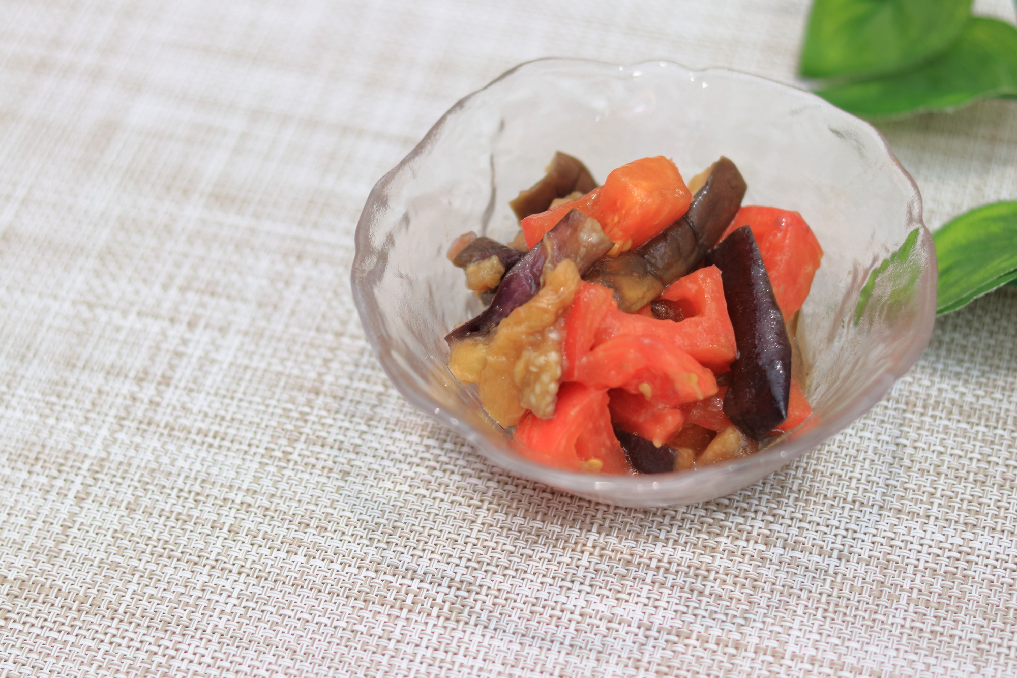 茄子とトマトのマリネ