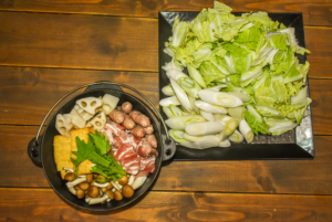 牛と野菜の濃厚味噌鍋