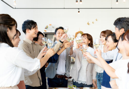 みんなで乾杯