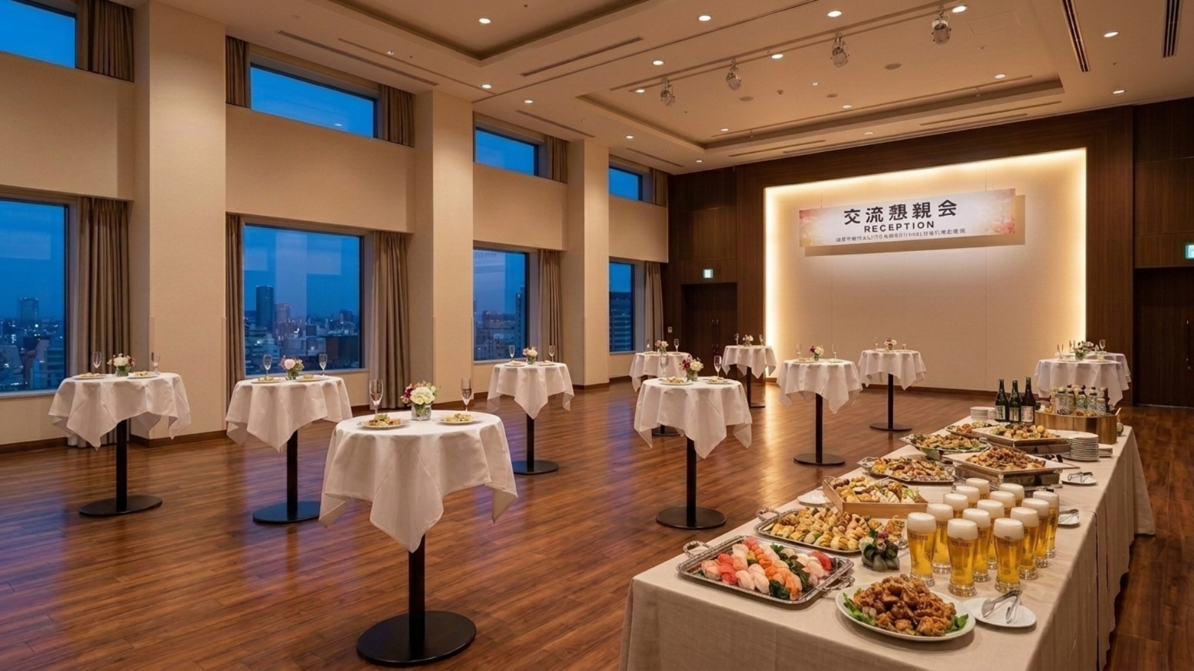 懇親会会場