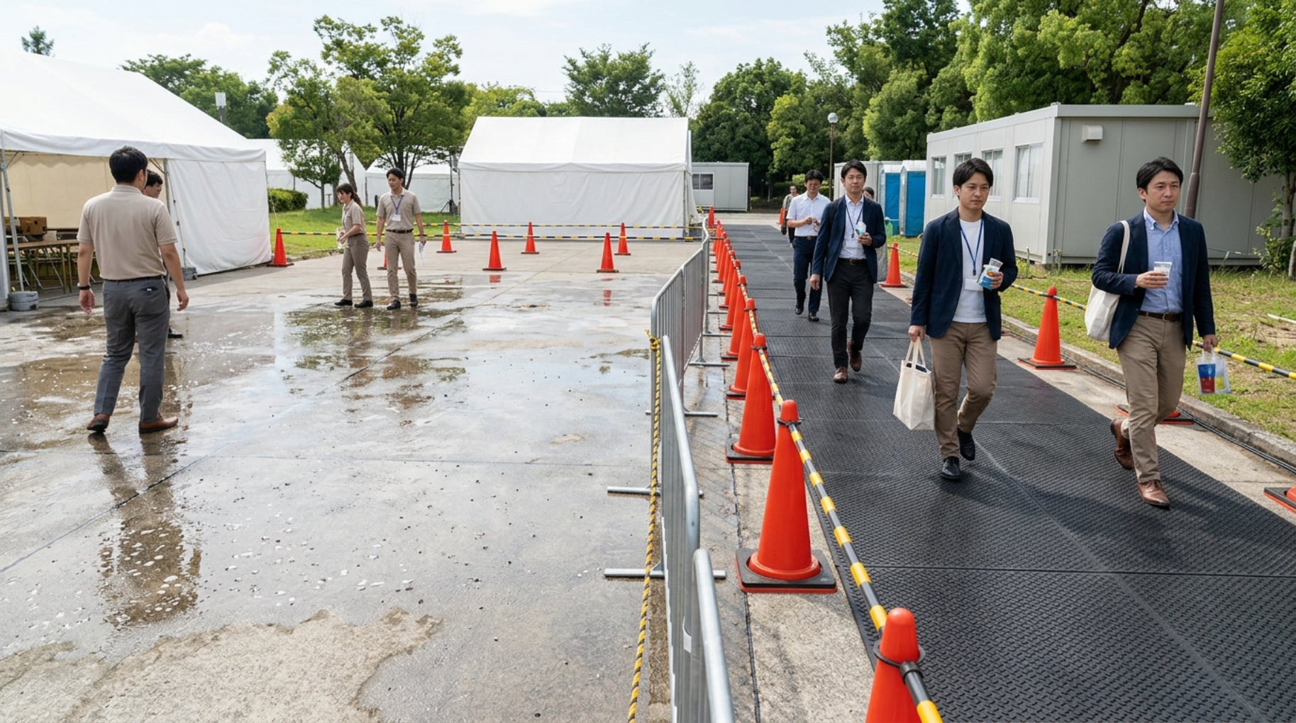 イベント終了後の会場
